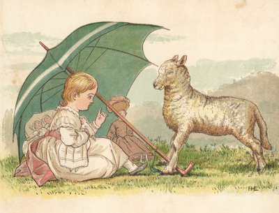 A hercegnő és a bárány (színes litó) alkotó: Henry Hetherington Emmerson