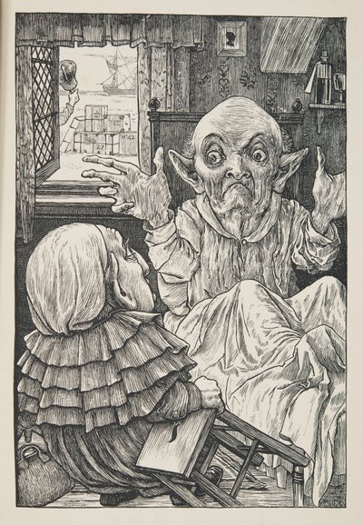 De ó, sugárzó unokaöccs, óvakodj a naptól!”, a The Hunting of the Snark, An Agony in Eight Fits, Lewis Carroll, kocsma. 1876 alkotó: Henry Holiday
