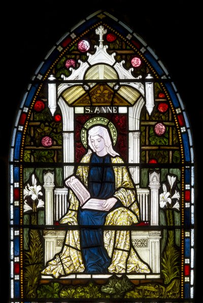Kirkstall, St Stephen, Heaton Butler & Bayne, Henry Holiday, St Anne, 1870 körül alkotó: Henry Holiday