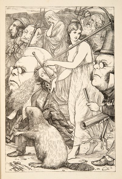 Villával és reménnyel üldözni” – a The Hunting of the Snark, An Agony in Eight Fits, Lewis Carroll, pub. 1876 alkotó: Henry Holiday