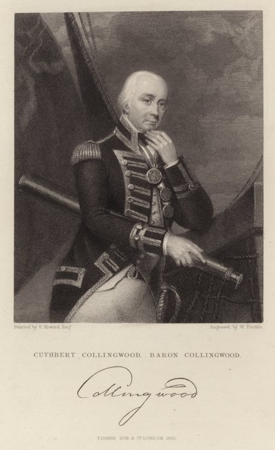 Cuthbert Collingwood portréja alkotó: Henry Howard