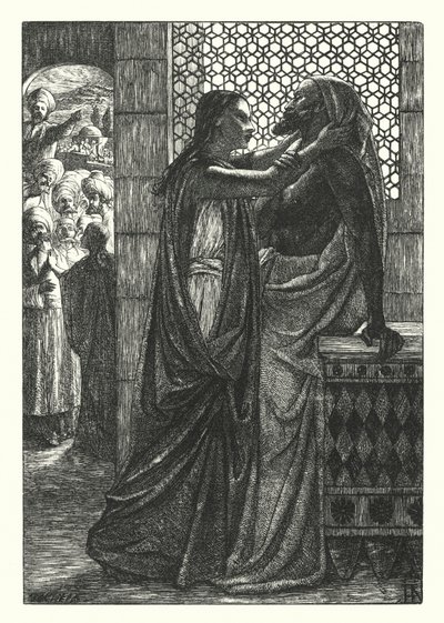 Bethany halottja (metszet) alkotó: Henry Hugh Armstead