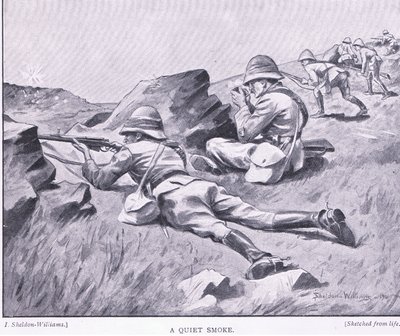 Csendes füst, az After Pretoria: The Guerilla War című filmből, amelyet a Harmsworth Bros Limited adott ki alkotó: Henry Inglis Jodrel Sheldon Williams