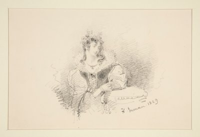 Egy nő portréja alkotó: Henry Inman