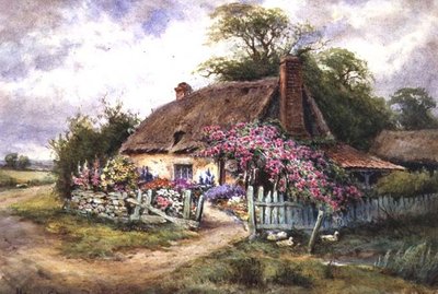 Szép házikó kacsákkal alkotó: Henry John Sylvester Stannard