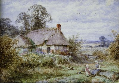 A szabadtéri lecke alkotó: Henry John Sylvester Stannard