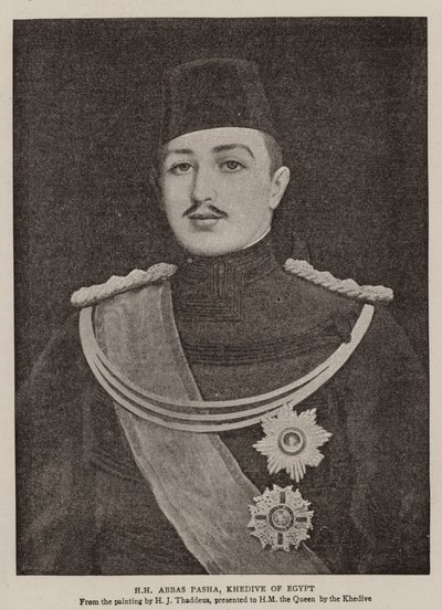 HH Abbász pasa, egyiptomi Khedive alkotó: Henry Jones Thaddeus