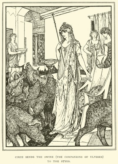 Circe elküldi a disznót (Ulysses társai) Styesbe alkotó: Henry Justice Ford