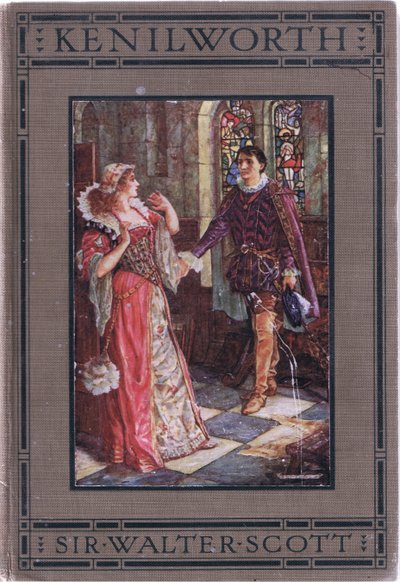 Elülső borító, illusztráció Kenilworthből, 1910 körül alkotó: Henry Justice Ford