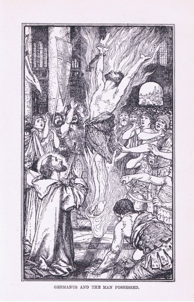 Germanus és a megszállott férfi, 1912 alkotó: Henry Justice Ford