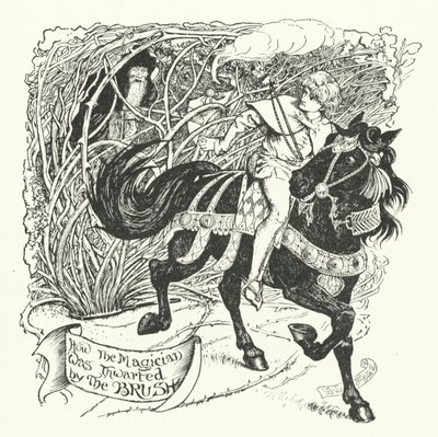 Hogyan akadályozta meg a bűvészt az ecset (metszet) alkotó: Henry Justice Ford