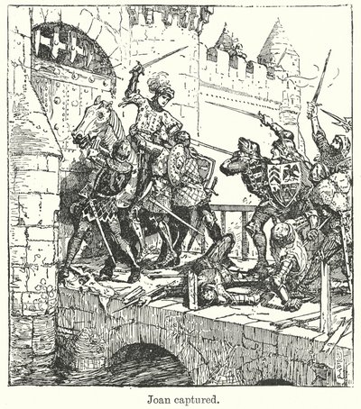 Joan megörökítve (litográfia) alkotó: Henry Justice Ford