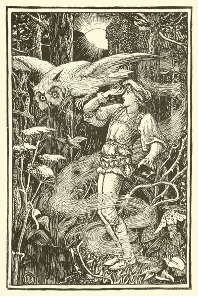 Jorinde és Joringel (metszet) alkotó: Henry Justice Ford