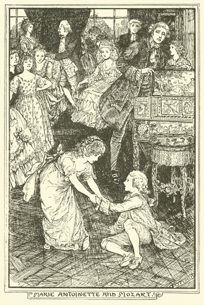 Marie Antoinette és Mozart alkotó: Henry Justice Ford