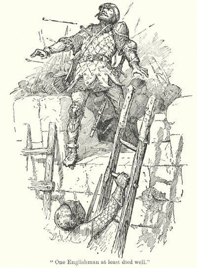 "Egy angol legalább jól halt meg" (litográfia) alkotó: Henry Justice Ford