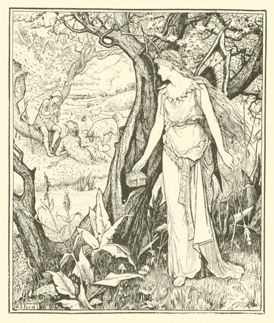 Sylvain és Jocosa (metszet) alkotó: Henry Justice Ford