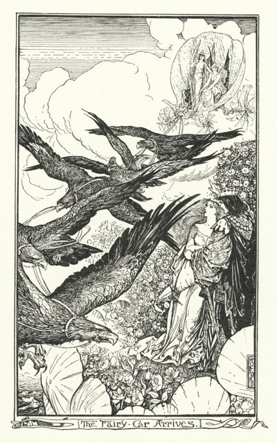 Megérkezik a Tündérkocsi (metszet) alkotó: Henry Justice Ford