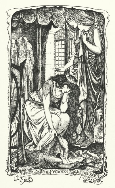 A tündér, a hercegnő és a szamárbőr (metszet) alkotó: Henry Justice Ford