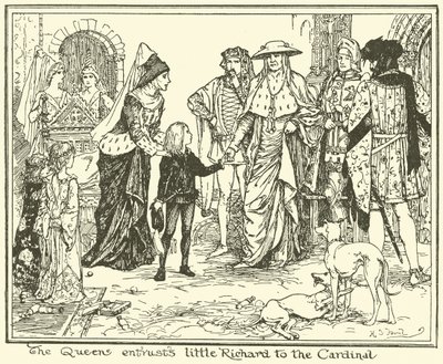A királynő a bíborosra bízza Little Richardot alkotó: Henry Justice Ford