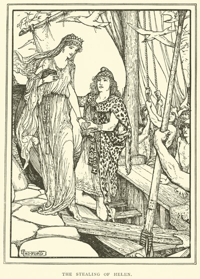 Helen ellopása alkotó: Henry Justice Ford