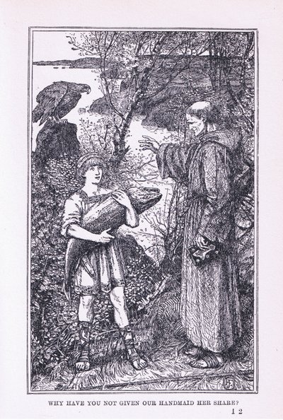 Miért nem adtad oda a szolgálólányunknak a részét?, 1912 alkotó: Henry Justice Ford