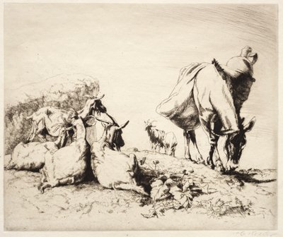 Egy útszéli Spanyolországban alkotó: Henry Keller