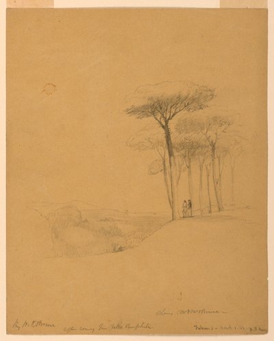 Miután megérkezett a Villa Pamphiliből alkotó: Henry Kirke Brown