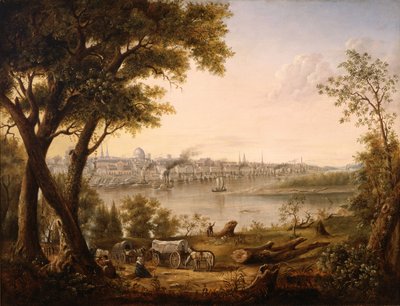 Saint Louis 1846-ban alkotó: Henry Lewis
