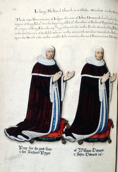 Richard Pygot és William Howard portréi alkotó: Henry Lilly
