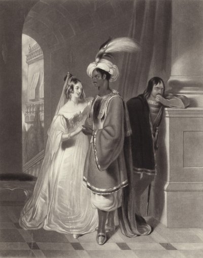 Othello és Desdemona alkotó: Henry Liverseege