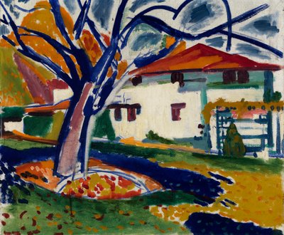 Kék fák, 1915-1916. alkotó: Henry Lyman Saÿen