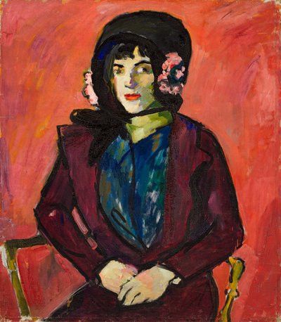 Lányportré, 1909-1914. alkotó: Henry Lyman Saÿen
