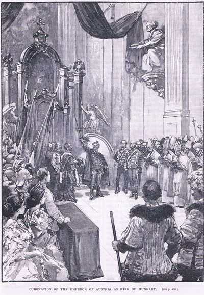 Ausztria császárának magyar királlyá koronázása 1868-ban alkotó: Henry Marriott Paget