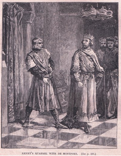 Henry veszekedése De Montforttal alkotó: Henry Marriott Paget