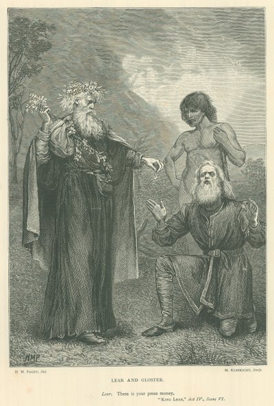 Illusztráció Lear királyhoz alkotó: Henry Marriott Paget