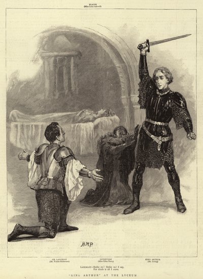 Arthur király a Líceumban alkotó: Henry Marriott Paget