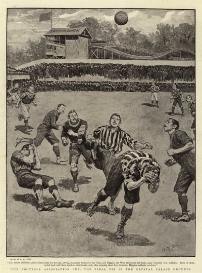 A Labdarúgó Szövetség Kupa, a végső döntetlen a Crystal Palace Grounds-ban alkotó: Henry Marriott Paget
