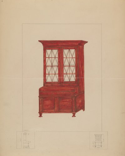 Könyvszekrény alkotó: Henry Meyers