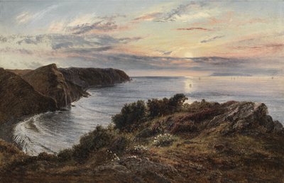 A Shipload-öbölön át az észak-devoni Lundy-szigetig, 1859 alkotó: Henry Moore