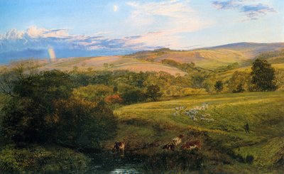 Moore Henry A szivárvány 1865 Olaj, vászon alkotó: Henry Moore