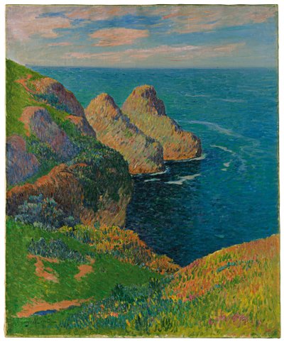 A sziklák a tenger mellett, 1895 alkotó: Henry Moret