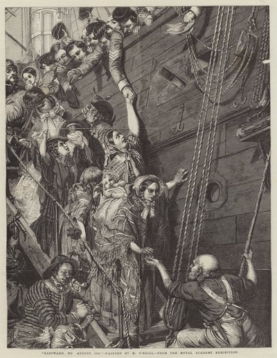 Kelet felé, Ho 1857. augusztus alkotó: Henry O