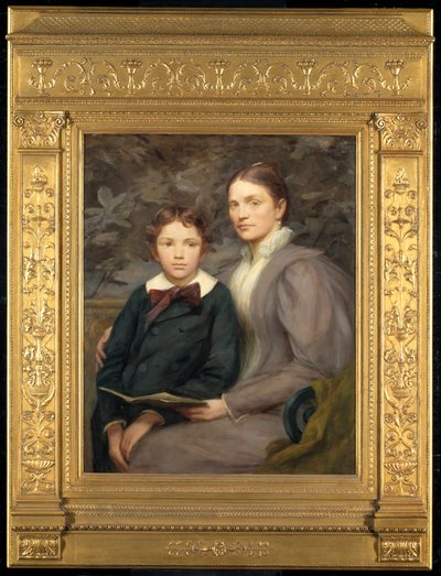 Mrs. William T. Evans és fia, 1895. alkotó: Henry Oliver Walker