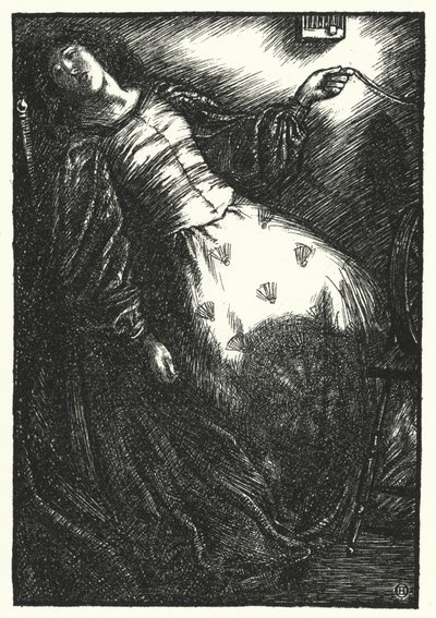 Matthew Arnold verse: The Forsaken Merman (metszet) alkotó: Henry Ospovat