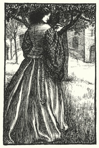 Matthew Arnold verse: Tristram és Iseult (metszet) alkotó: Henry Ospovat