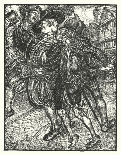 Shakespeare dal: "És hadd csörömpöljön a kanakin" (litho) alkotó: Henry Ospovat