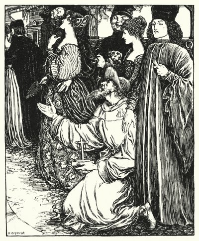 Shakespeare szonettek, LXVI szonett (litho) alkotó: Henry Ospovat
