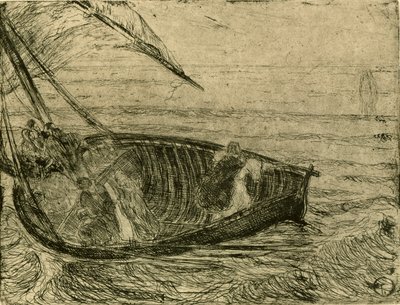 Krisztus a vízen járva alkotó: Henry Ossawa Tanner
