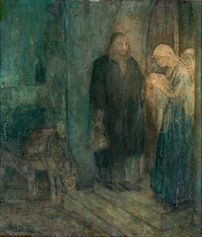 Indulás Egyiptomba (A fogadóban) alkotó: Henry Ossawa Tanner