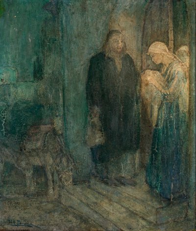 Indulás Egyiptomba a fogadóban. alkotó: Henry Ossawa Tanner